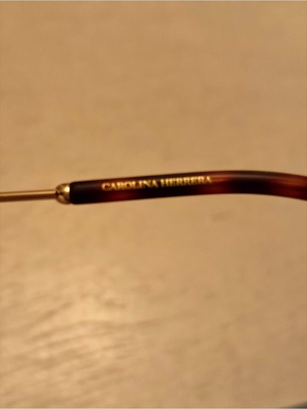 Carolina Herrera Brown Gradient Oversized Sunglasses with Gold Accents 54 21 145 - Picture 12 of 13